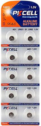 Batteri 364 AG1 lr621sw 10-pack PKcell