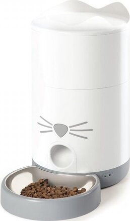 Catit Pixi Smart Feeder, automatic cat feeder, capacity 1.2 kg, 21.5 x 21.5 x 36.8 cm