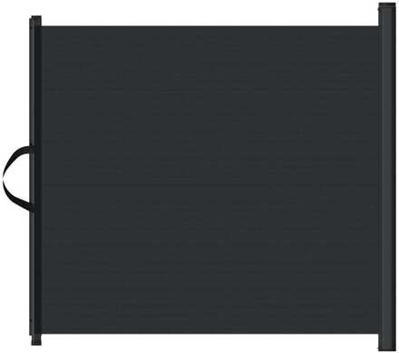 vidaXL Infällbar husdjursgrind svart 82,5x125 cm