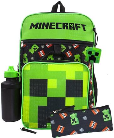 Minecraft TNT Creeper Ryggsäcksset (5 st.)