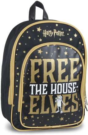 Harry Potter Dobby Free The House Elves Backpack Ryggsäck Skolväska 38cm