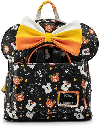 Loungefly Disney Mickey and minnie Spooky Halloween Backpack + headband set 27cm