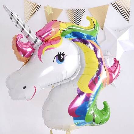 Folieballong / Ballong - Unicorn / Enhörning - 88x108cm