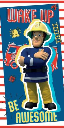 Fireman Sam Brandman Sam Be Awesome Handduk Badlakan