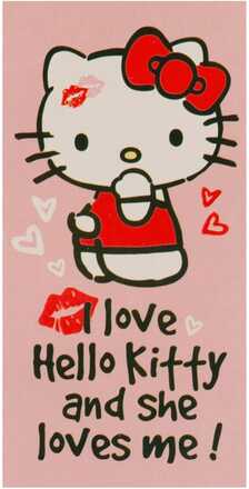 Hello Kitty Handduk i velour