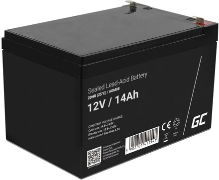 Green Cell AGM Batteri 12V 14Ah