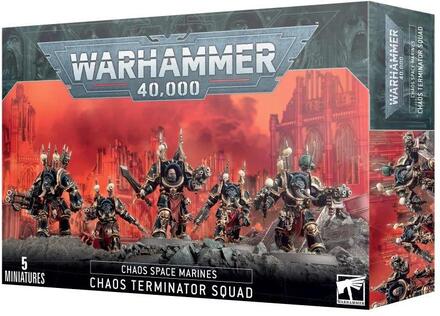 NY! Chaos Terminator Squad Chaos Space Marines Warhammer 40 000