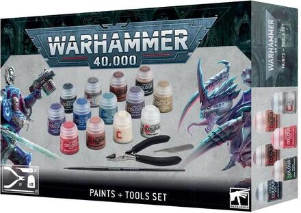 NY! Warhammer 40,000: Paints + Tools Set Warhammer 40 000 (2023)