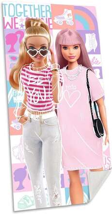 Barbie cotton beach towel