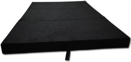Gästmadras - campingmadrass - resmadrass - hopfällbar madrass - 120 x 200 x 10 - svart