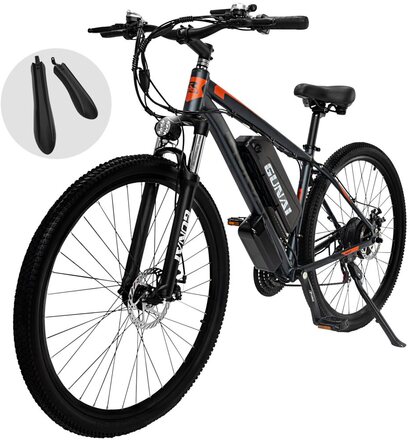 GUNAI GN29 Elcykel för vuxna 29" Mountainbike Elcykel Pendla E-cykel med 15Ah avtagbart batteri