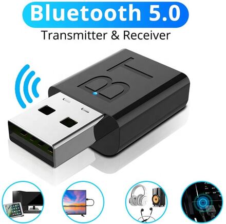 USB Bluetooth 5.0 Adapter Transmitter Bluetooth Receiver Audio V5.0 Bluetooth Dongle Wireless USB Adapter For Computer PC Laptop