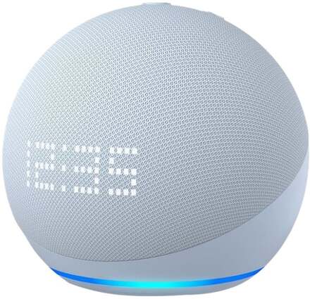 Amazon Echo Dot (5th Generation) - Smarthögtalare - Bluetooth, Wi-Fi - Appkontrollerad - gray-blue