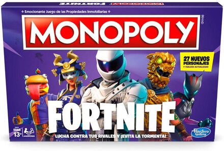 Monopoly Spanska Fortnite Flerfärgad