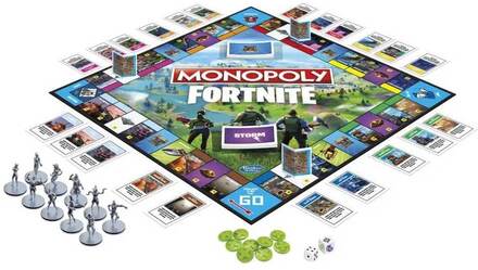 Hasbro Fortnite Bordsspel Monopoly Silver