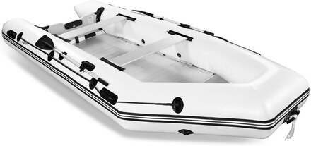 Stor gummibåt 430cm | För 7 personer | Aluminiumdurk | Lyfco