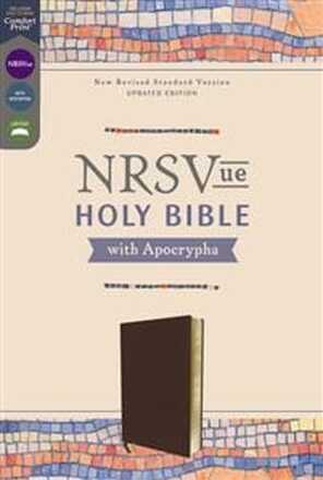 NRSVue, Holy Bible with Apocrypha, Leathersoft, Brown, Comfort Print