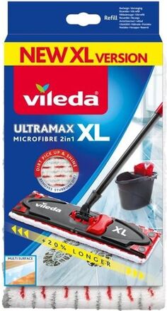 Refill för Vileda Ultramax / Ultramat Turbo XL 2-i-1 moppar