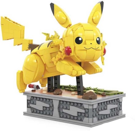 Mega Construx Motion Pikachu Byggset Byggleksaker För Barn Och Samlare Pokémon Gul 12 Years