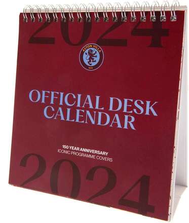 Aston Villa FC Skrivbordskalender 2024