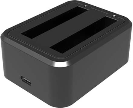 Insta360 X3 PULUZ till USB-laddare med dubbla batterier med indikatorlampa