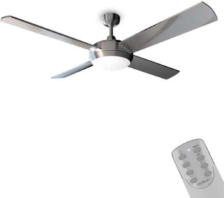 Cecotec 52” ceiling fan with 4 blades, 60 W, LED lamp and summer/winter function.