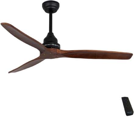 Cecotec 65-W and 52” ceiling fan with remote control, timer, winter-summer mode, 3 speed settings and 3 blades.