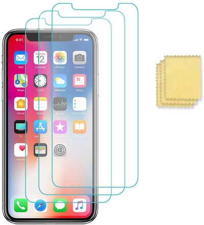 3-Pack iPhone 12 Mini Skärmskydd Folie Transparent