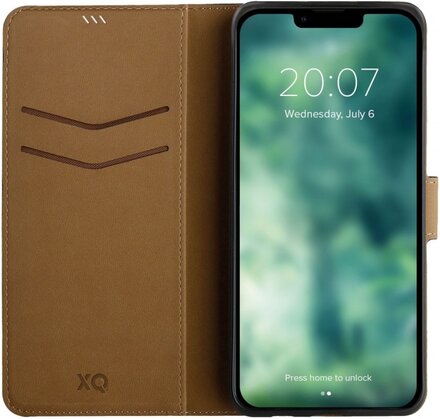 Xqisit Anti Bac Plånbok för iPhone 14 Pro Max, Svart