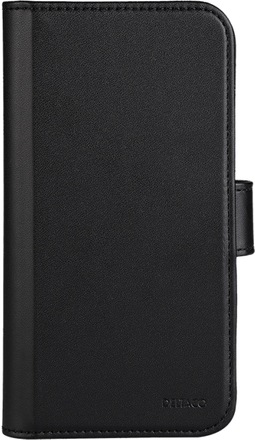 DELTACO plånboksfodral 2-i-1, iPhone 14 Pro magnetiskt skal, svart