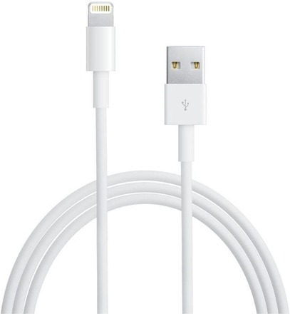 Apple Lightning USB-kabel till iPhone & Ipad, 1 meter (MD818ZM), Bulk