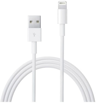 Apple Lightning-kabel till USB, 2 meter (MD819ZM), Bulk
