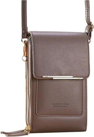Crossbody axelväska för kvinnor Mobiltelefon,korthållare plånbok