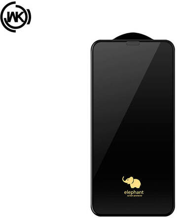 Glaskydd (6D curved/full) til iPhone 6 / 6S / 7 / 8 / SE 2. gen, svart