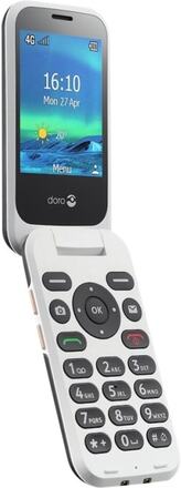 DORO 6881 - 4G-telefon - microSD-kortplats - 320 x 240 pixlar - bakre kamera 2 MP - svart och vit