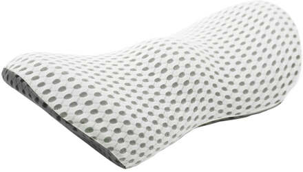 Car Supplies Lumbar Support Memory Foam Car Backrest Lumbar Cushion Seat Cushion Lumbar Pillow, Colour: Deep Gray+Light Gray