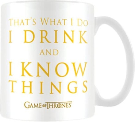 Game of Thrones Drick och vet saker Mug