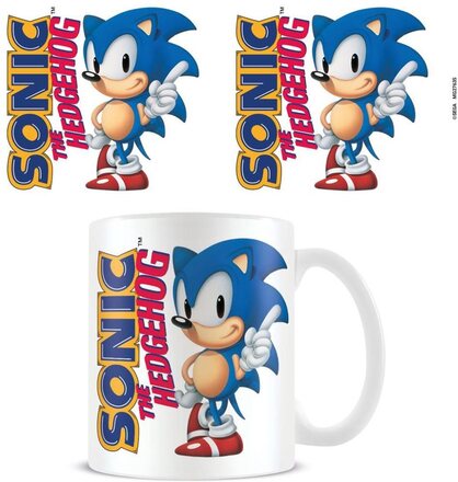 Sonic The Hedgehog Mugg med klassisk spelikon