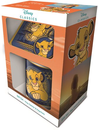 Lejonkungen - Simba - presentförpackning med mugg, underlägg och nyckelring