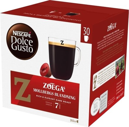 Dolce Gusto Zoegas Mollbergs Blandning coffee capsule, 30 pcs., 300 g