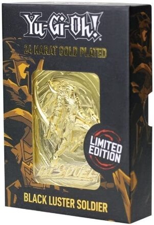 Yu-Gi-Oh! 24 Karat Gold Plated Black Luster Soldier