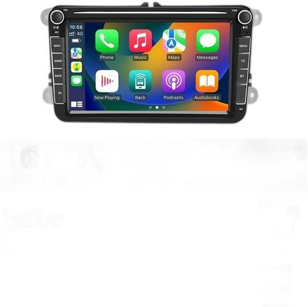 Bilstereo för VW/PASSAT/GOLF/CADDY - 8'' 8+128G 2Din Carplay Android Auto GPS WIFI