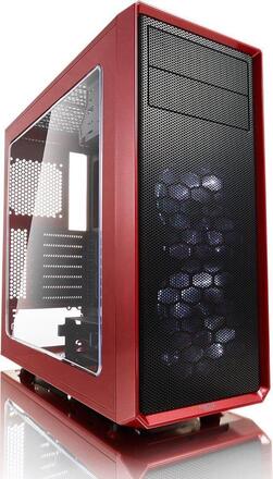 Fractal Design Focus G Midi-Tower Svart, Röd