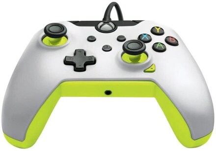 Pdp Xbox Wired Controller White - Electric (yellow)