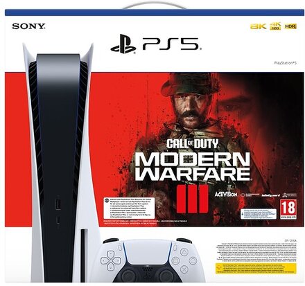 Sony Playstation 5 (PS5) (Disc Version) (825GB) - Call of Duty: Modern Warfare III Bundle