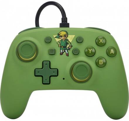 PowerA Nano Wired Controller -spelkontroll, Toon Link, Switch