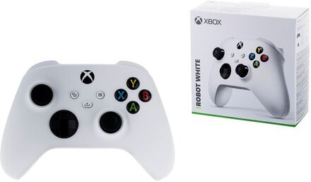 Microsoft Xbox Wireless Controller White Gamepad Xbox Series S,Xbox Series X,Xbox One,Xbox One S,Xb