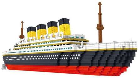 Titanic modell för att bygga INN® 3800 färg bitar att montera bygg båt plast konstruktion barn vuxen