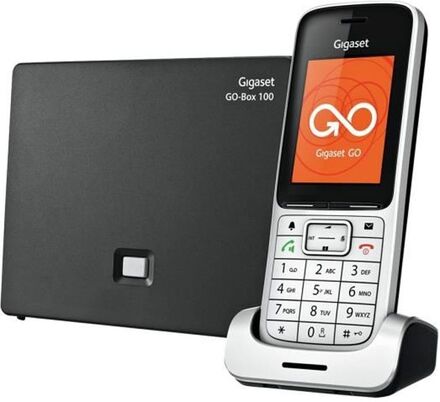 Gigaset SL450A GO trådlös telefon med telefonsvarare och Bluetooth-gränssnitt - Svart