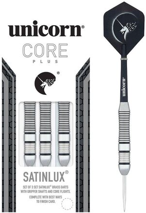 Unicorn Core Plus Satinlux dartpilar (3-pack)
